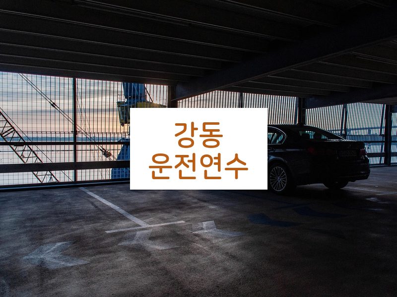 강동운전연수 후기