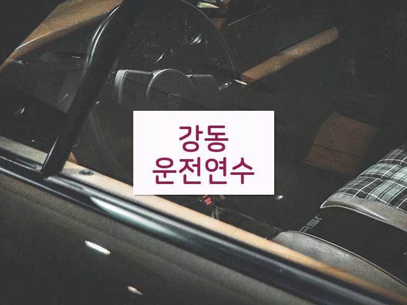 강동운전연수 후기