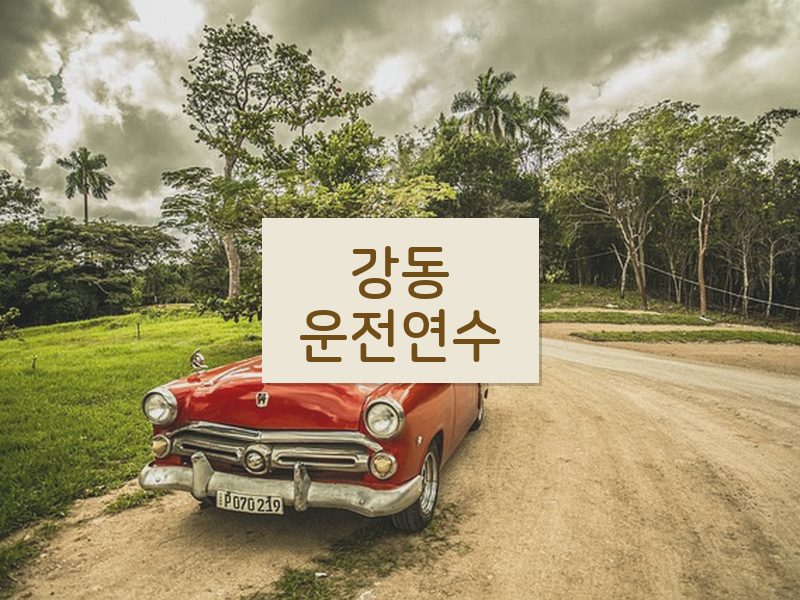 강동운전연수 후기