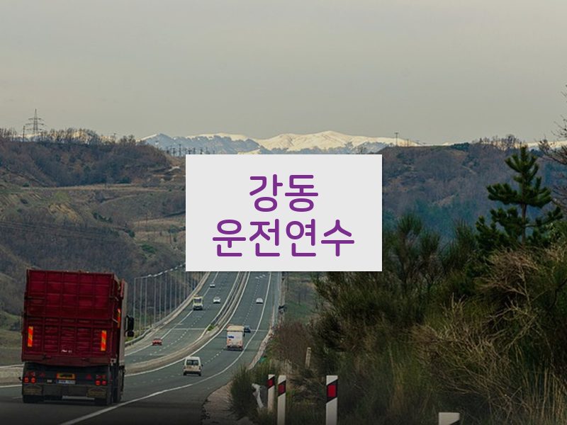 강동운전연수 후기