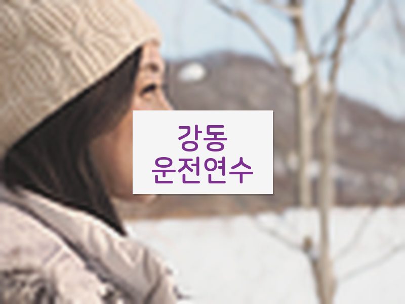 강동운전연수 후기