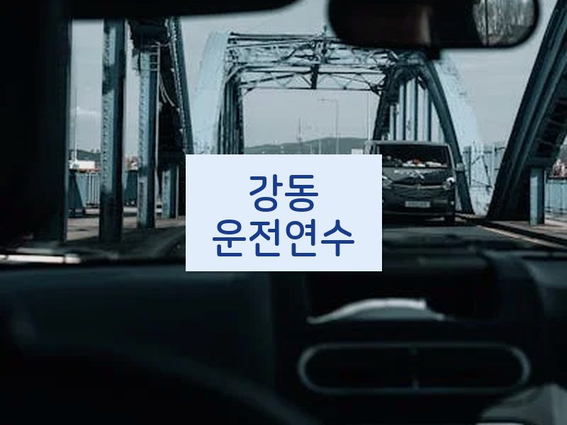 강동운전연수 후기
