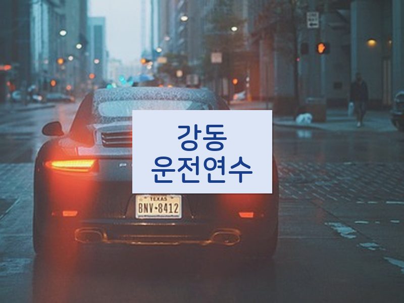 강동운전연수 후기