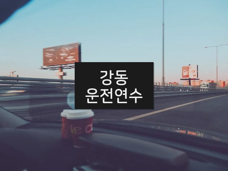 강동운전연수 후기