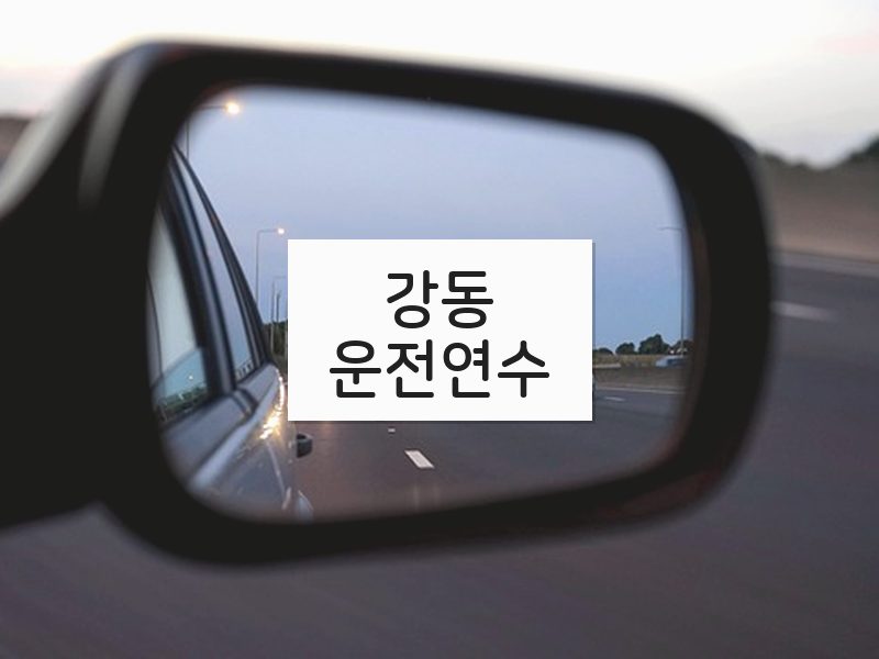 강동운전연수 후기