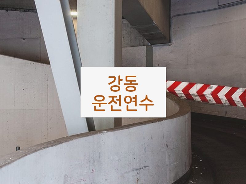 강동운전연수 후기