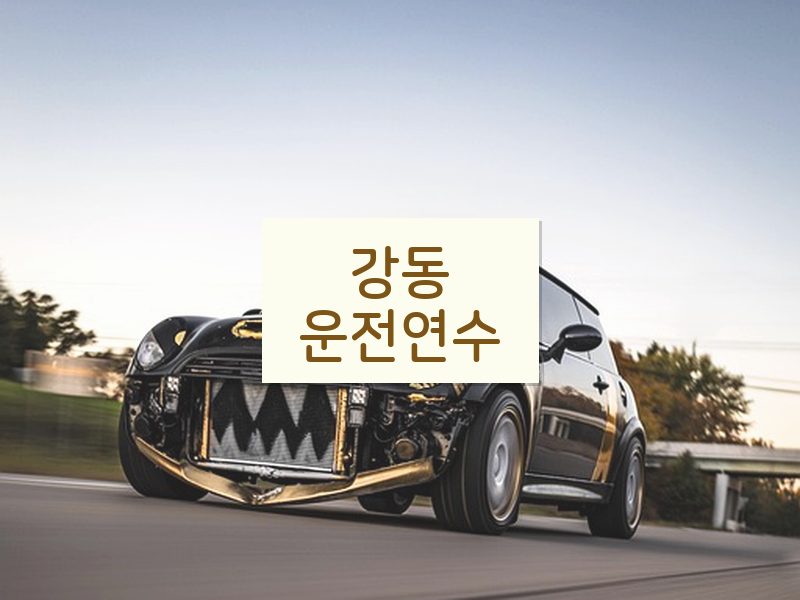 강동운전연수 후기