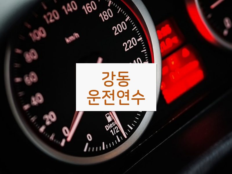 강동운전연수 후기