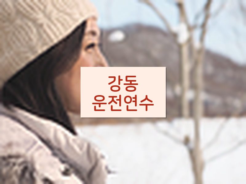 강동운전연수 후기