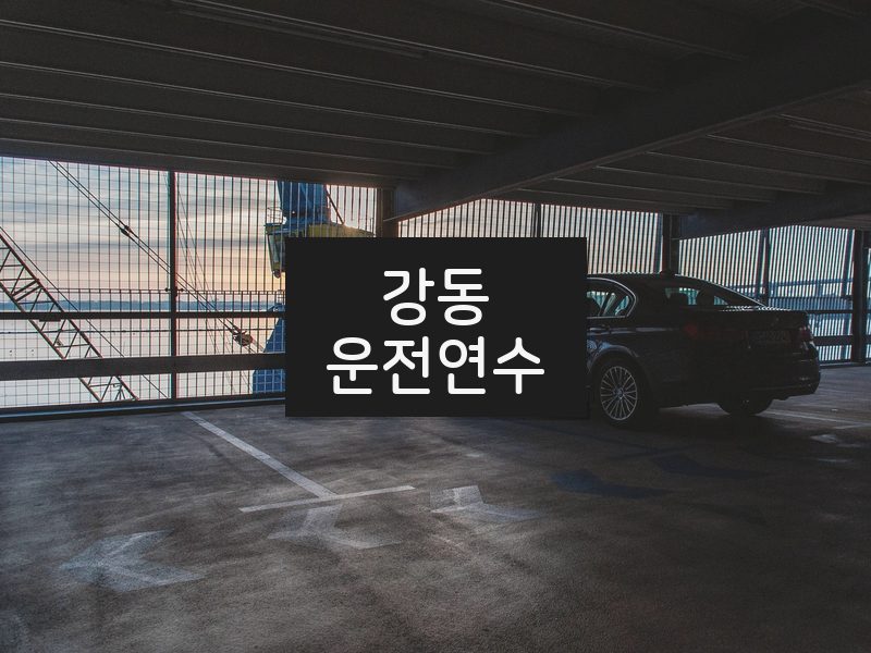 강동운전연수 후기