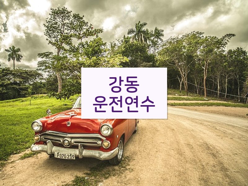 강동운전연수 후기