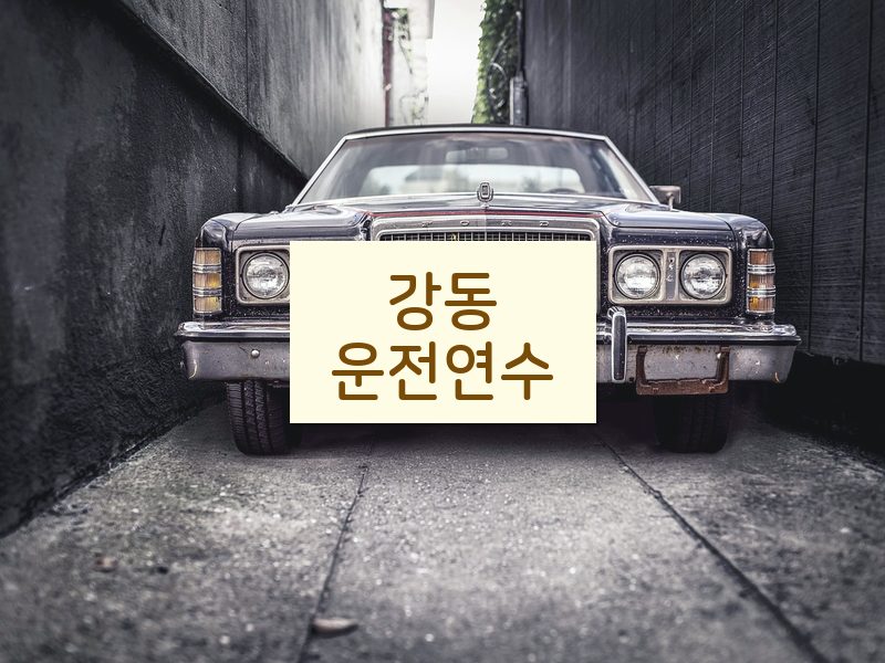 강동운전연수 후기