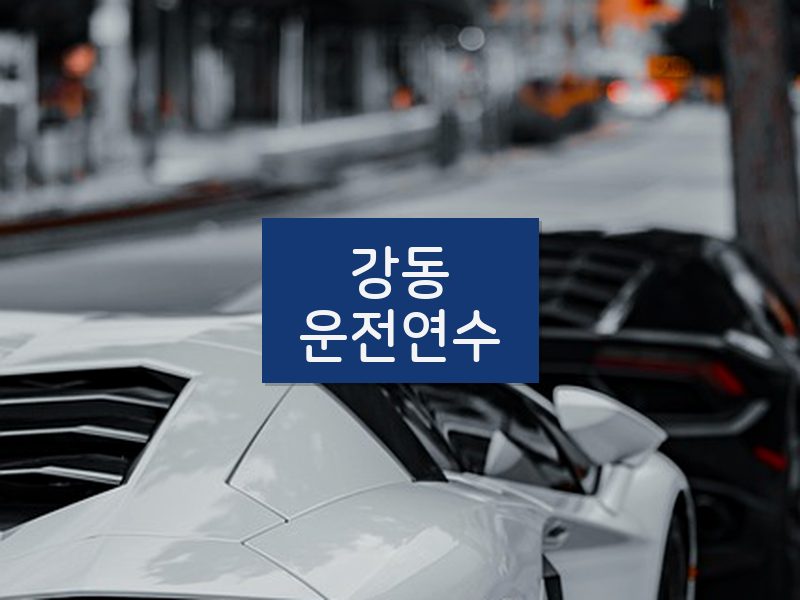 강동운전연수 후기