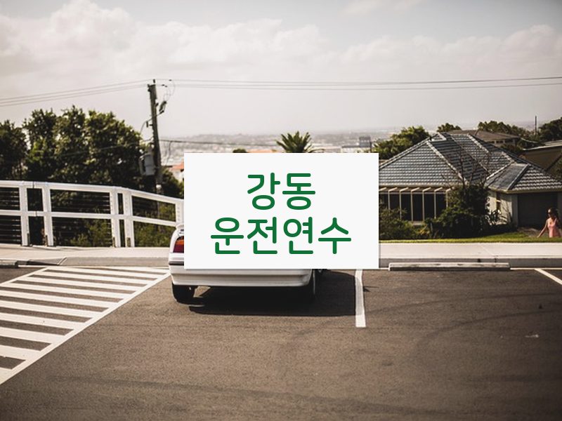 강동운전연수 후기