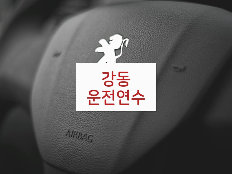 강동운전연수 후기
