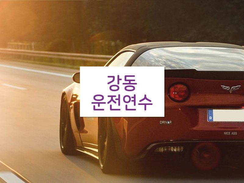 강동운전연수 후기