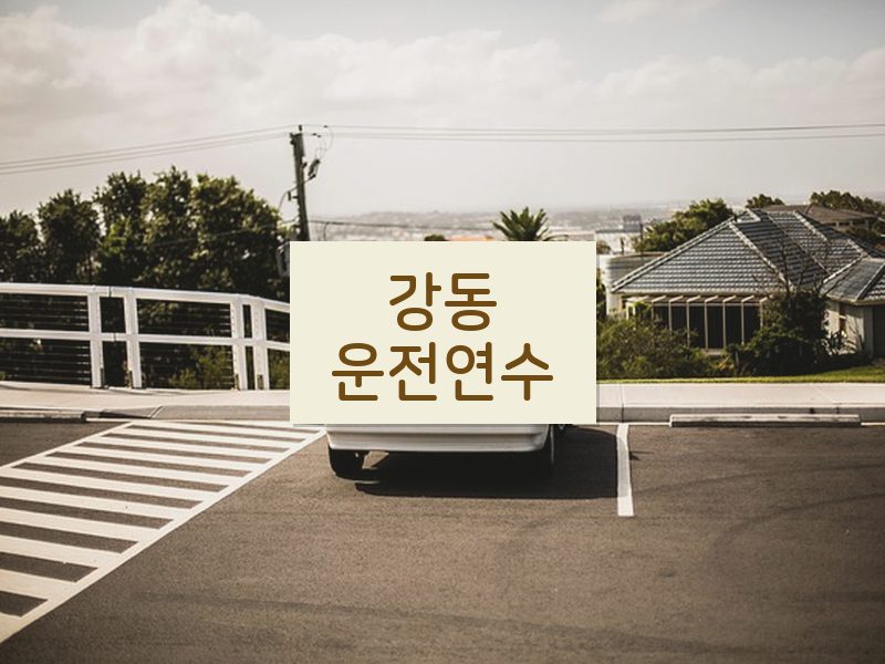 강동운전연수 후기