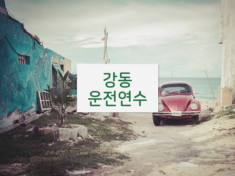 강동운전연수 후기