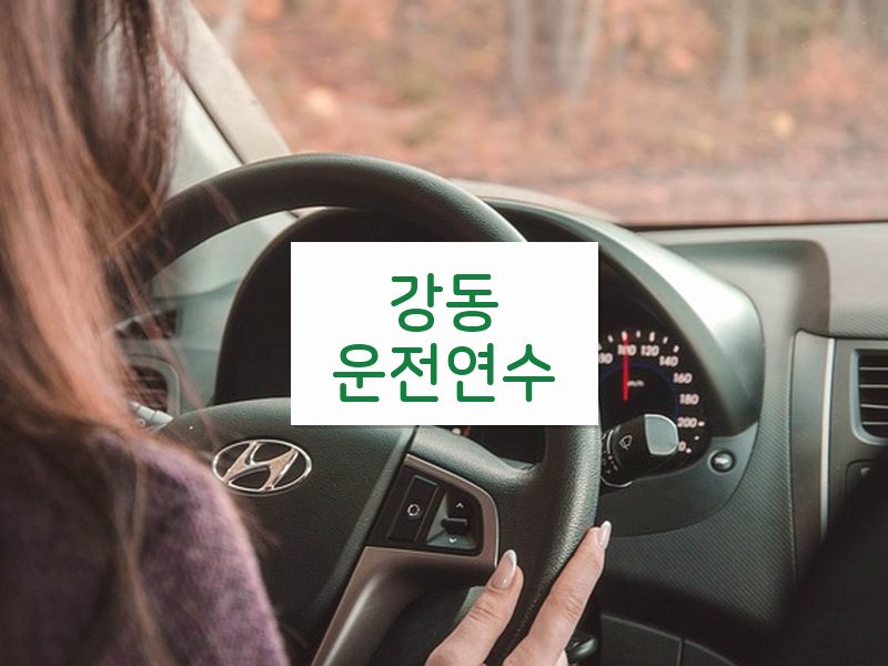 강동운전연수 후기