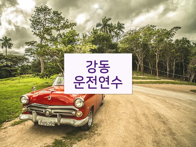 강동운전연수 후기