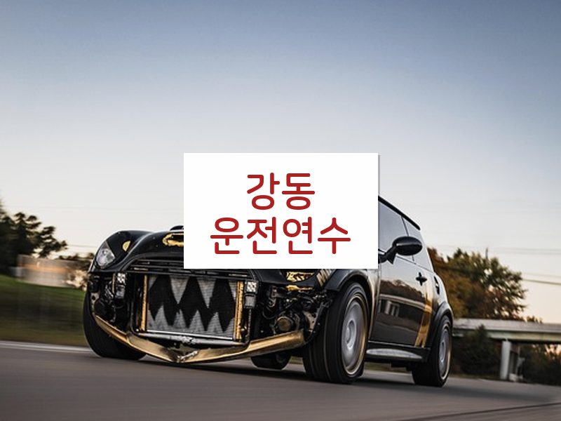 강동운전연수 후기