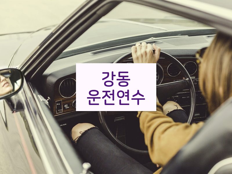 강동운전연수 후기