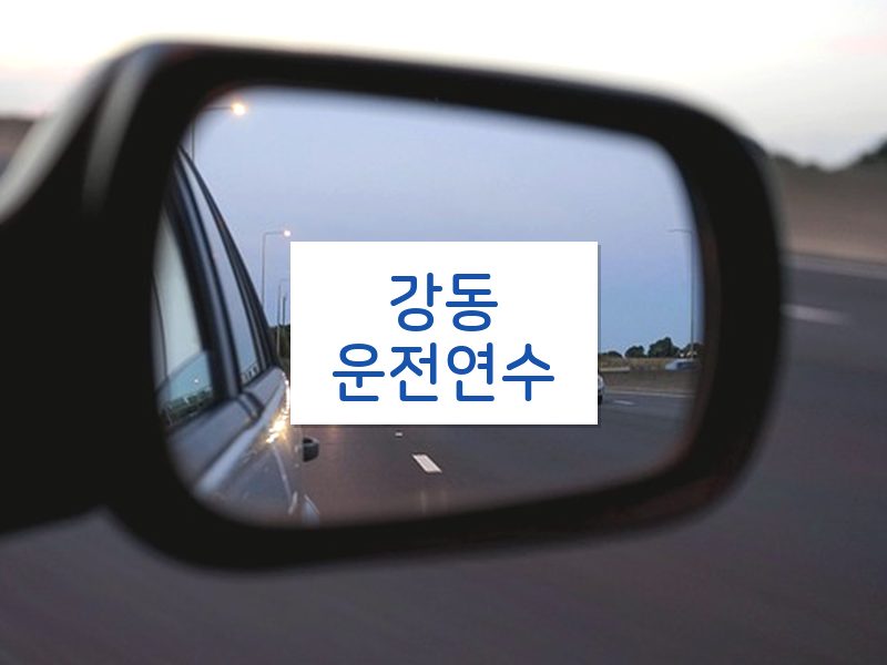강동운전연수 후기