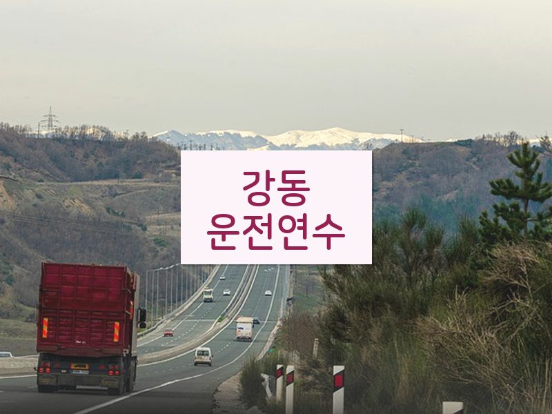 강동운전연수 후기