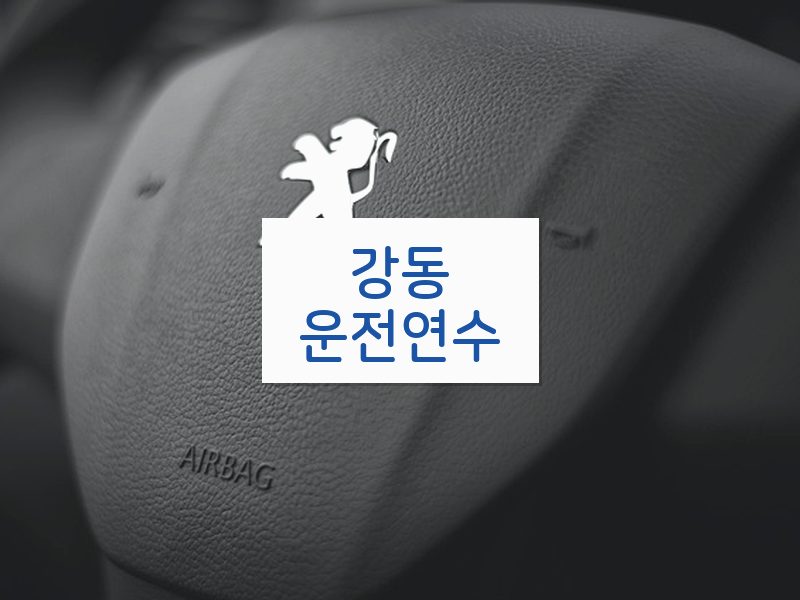 강동운전연수 후기