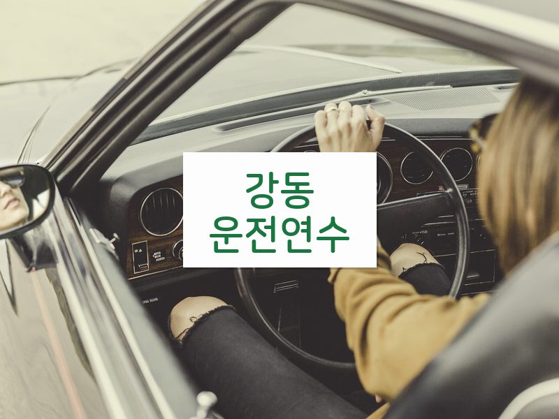 강동운전연수 후기