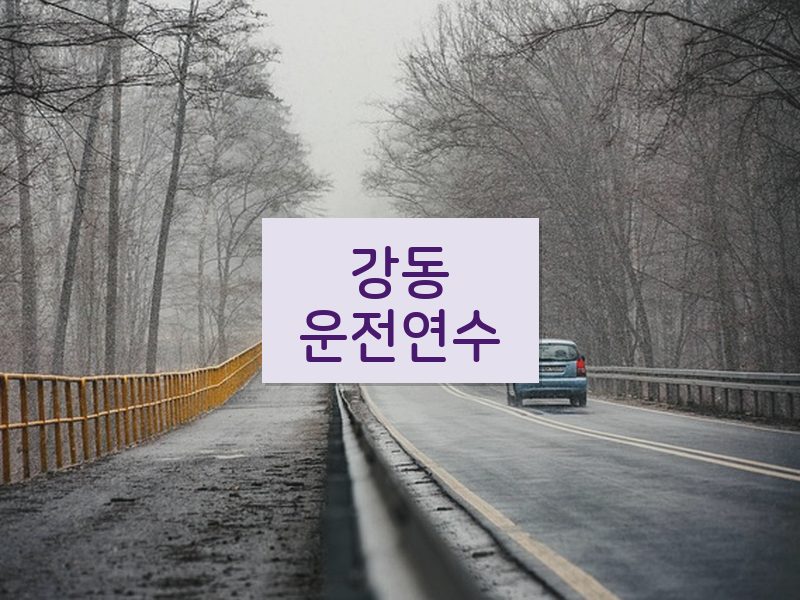 강동운전연수 후기