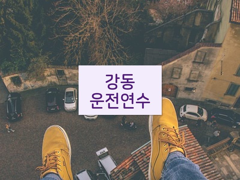 강동운전연수 후기
