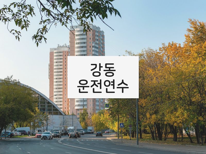 강동운전연수 후기