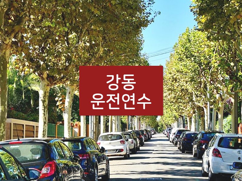 강동운전연수 후기