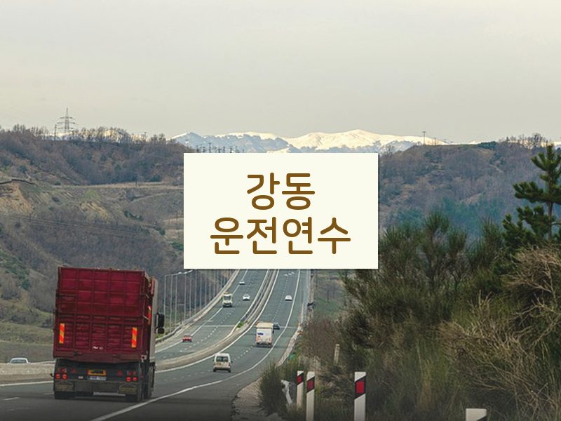 강동운전연수 후기