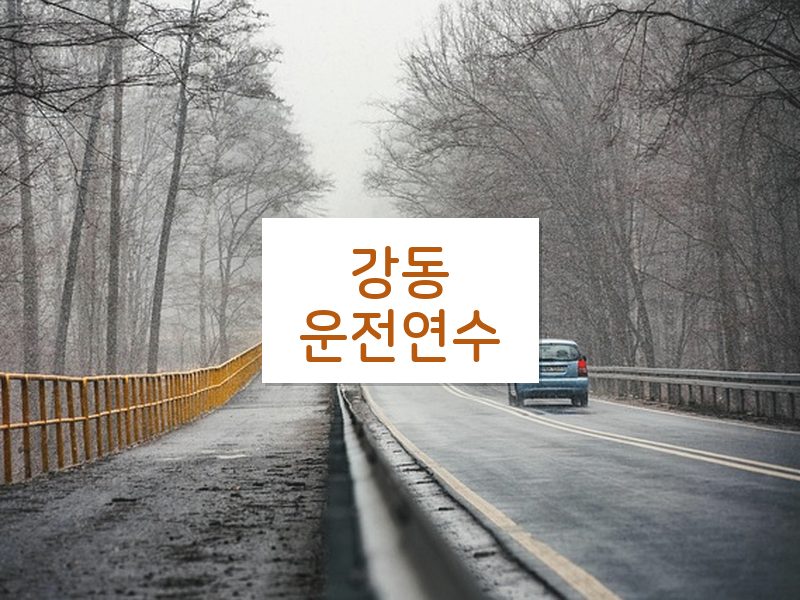 강동운전연수 후기