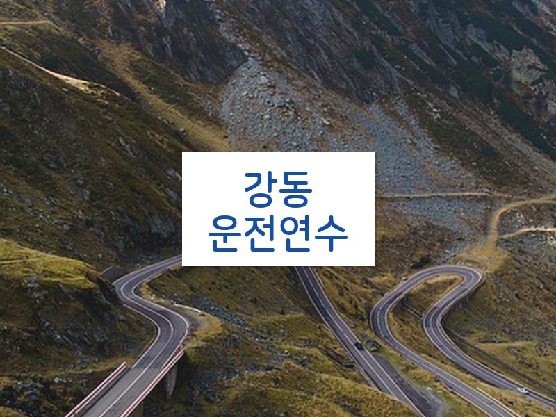 강동운전연수 후기