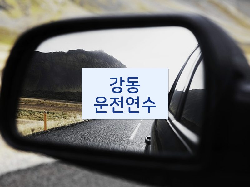 강동운전연수 후기