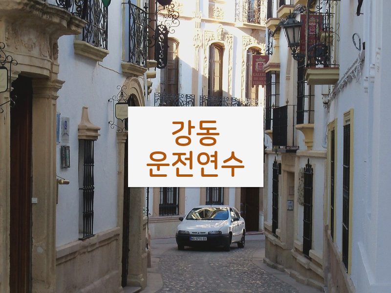 강동운전연수 후기