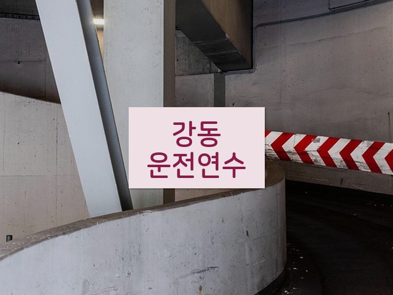 강동운전연수 후기