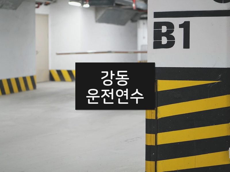 강동운전연수 후기