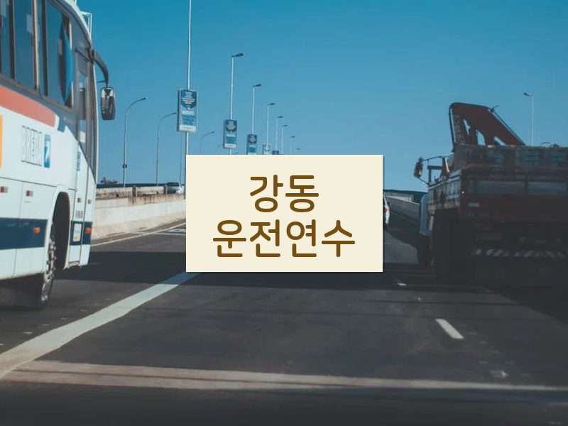 강동운전연수 후기