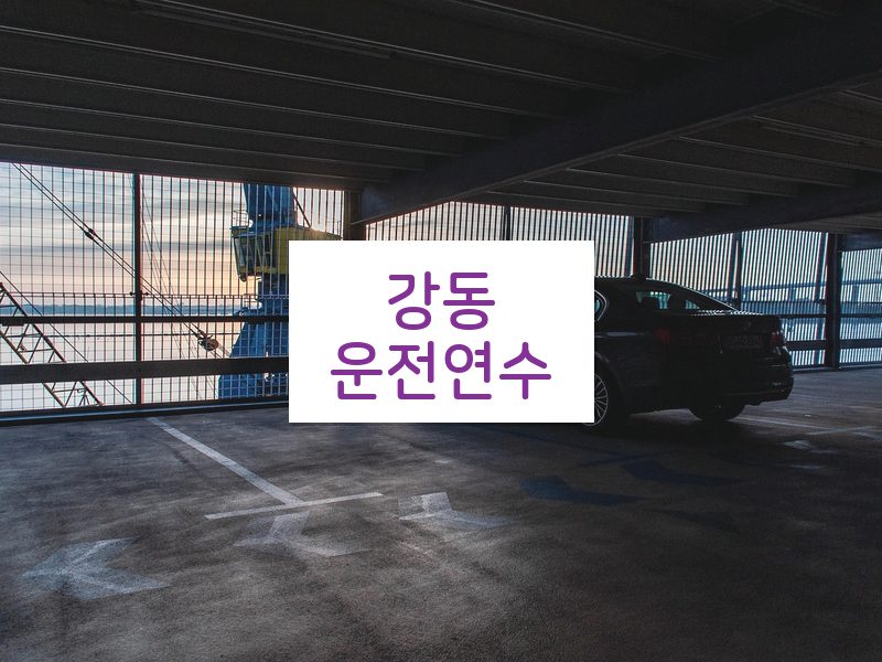 강동운전연수 후기