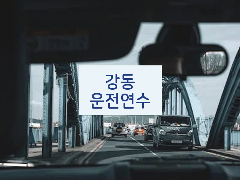 강동운전연수 후기