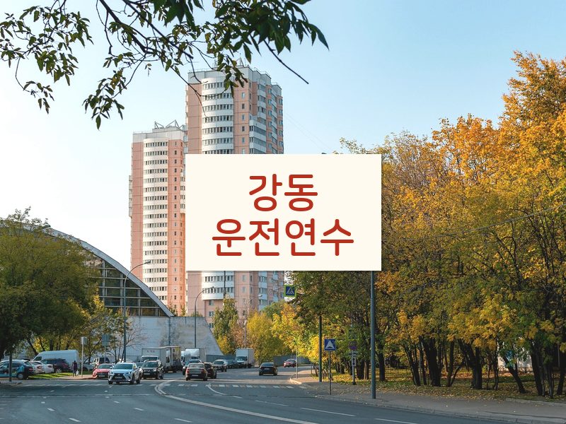 강동운전연수 후기
