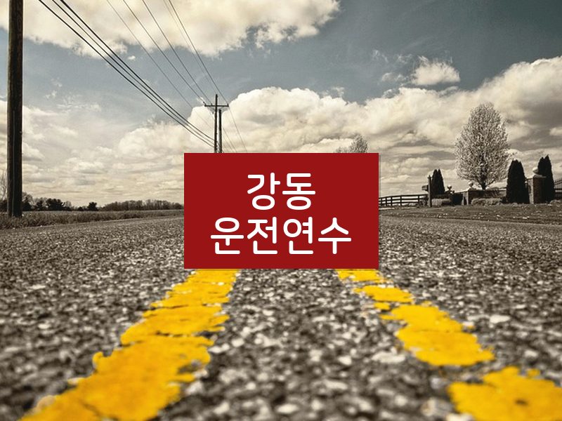 강동운전연수 후기