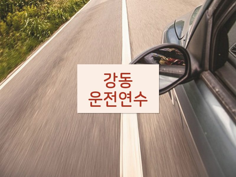 강동운전연수 후기