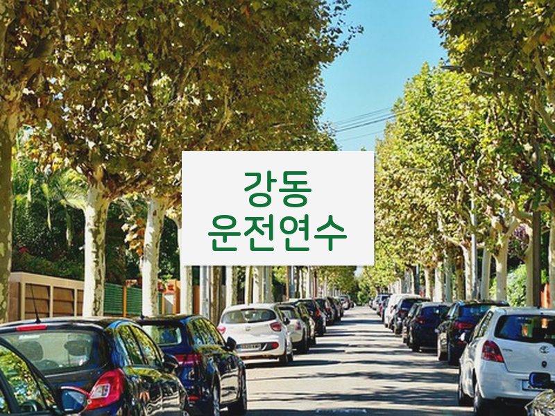 강동운전연수 후기