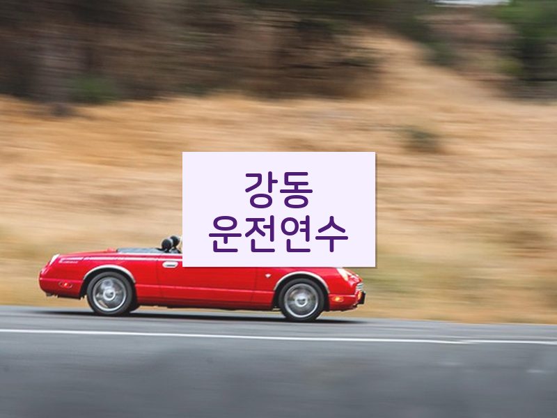 강동운전연수 후기