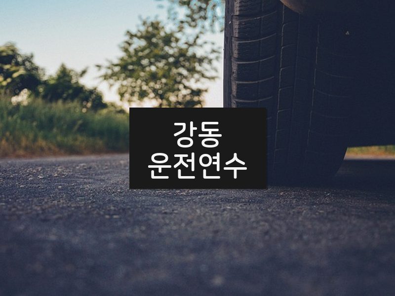 강동운전연수 후기